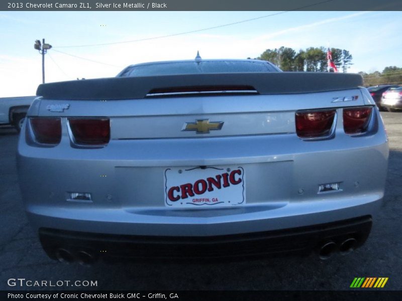 Silver Ice Metallic / Black 2013 Chevrolet Camaro ZL1