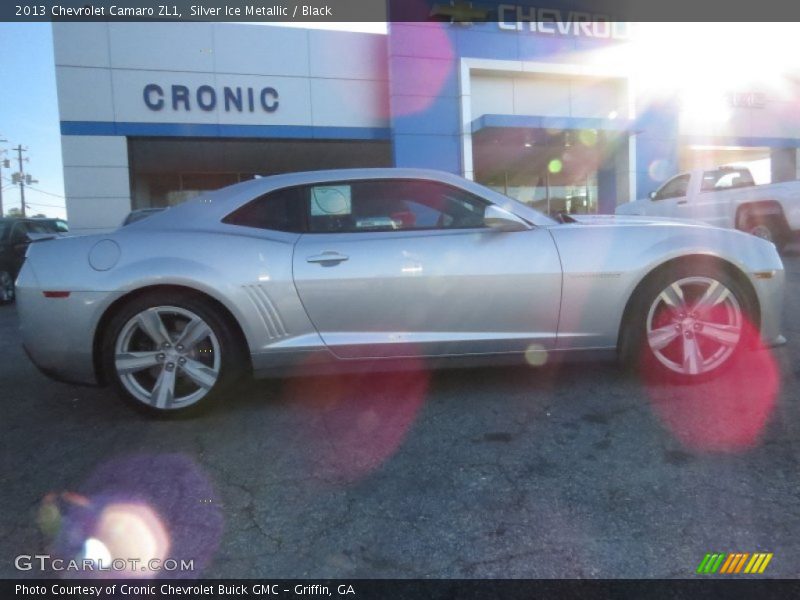 Silver Ice Metallic / Black 2013 Chevrolet Camaro ZL1