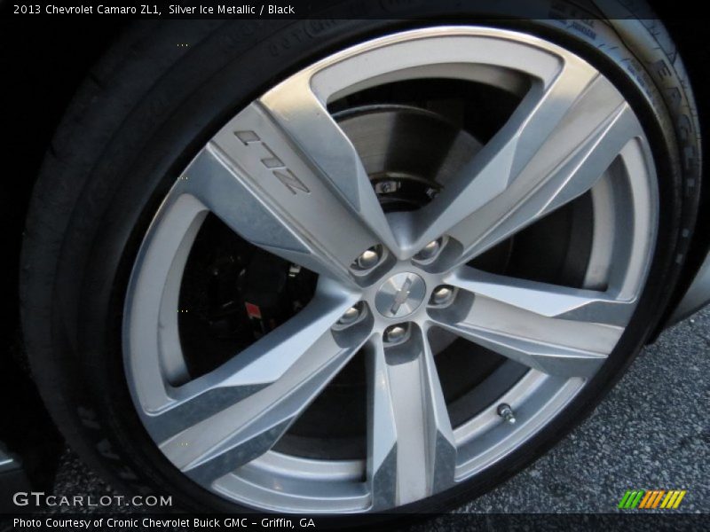 Silver Ice Metallic / Black 2013 Chevrolet Camaro ZL1