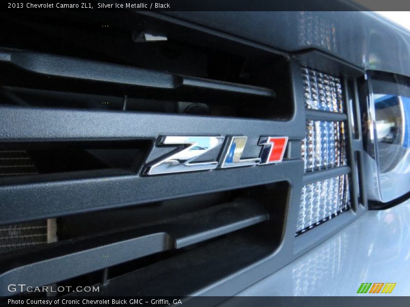 Silver Ice Metallic / Black 2013 Chevrolet Camaro ZL1