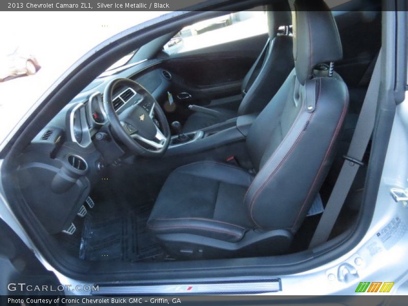 Silver Ice Metallic / Black 2013 Chevrolet Camaro ZL1