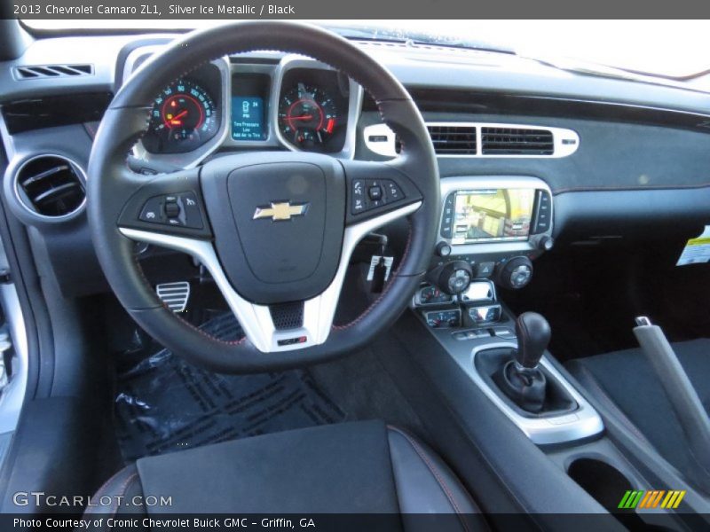 Silver Ice Metallic / Black 2013 Chevrolet Camaro ZL1