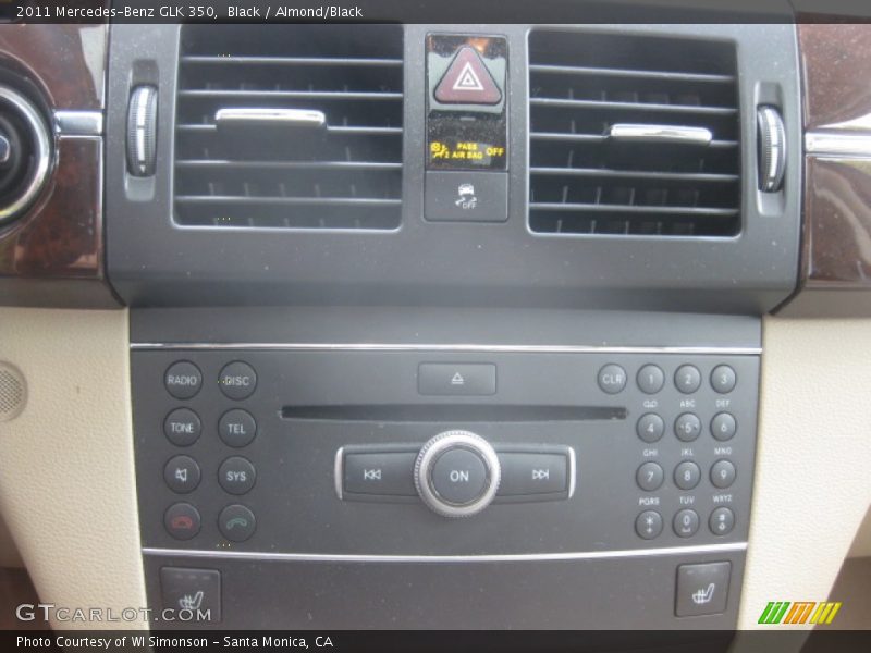 Black / Almond/Black 2011 Mercedes-Benz GLK 350