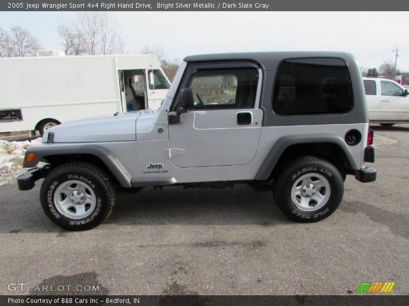  2005 Wrangler Sport 4x4 Right Hand Drive Bright Silver Metallic