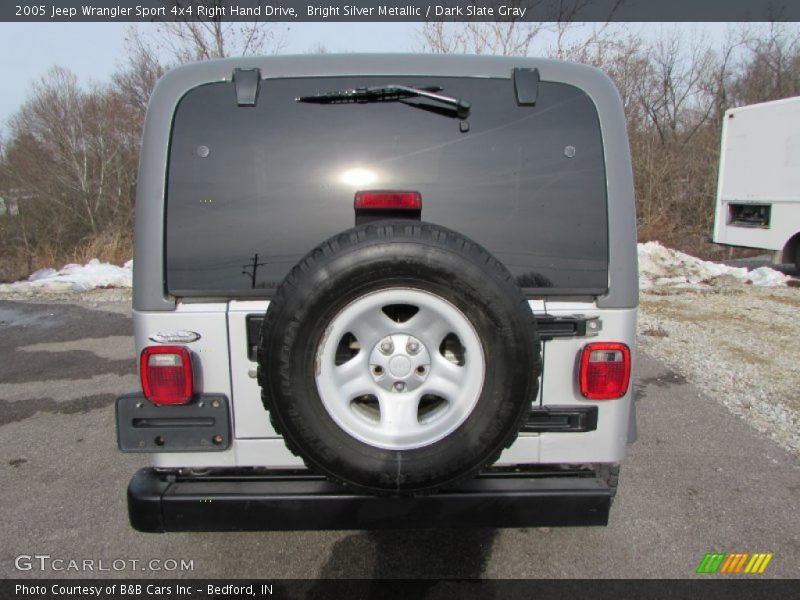 Bright Silver Metallic / Dark Slate Gray 2005 Jeep Wrangler Sport 4x4 Right Hand Drive