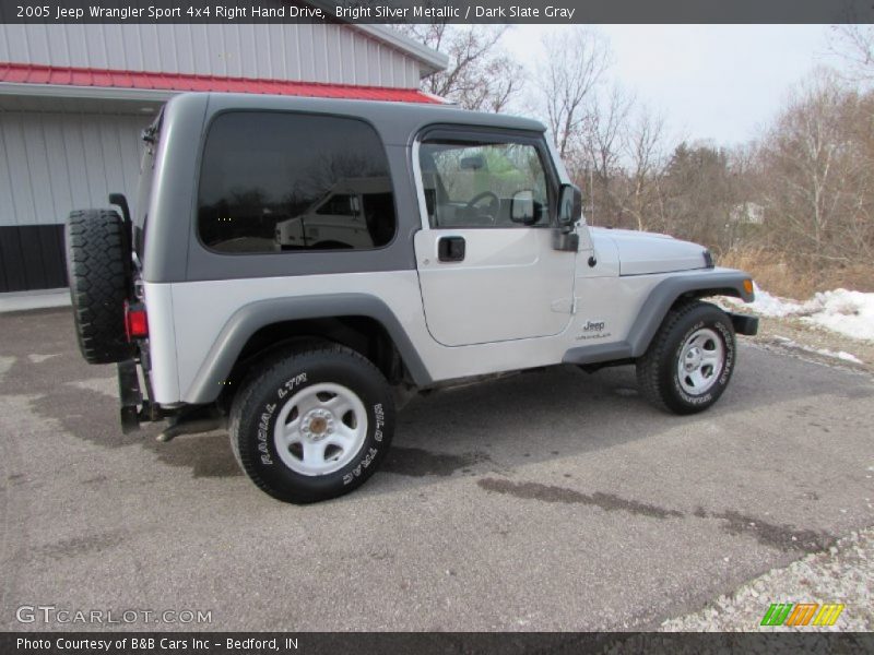 Bright Silver Metallic / Dark Slate Gray 2005 Jeep Wrangler Sport 4x4 Right Hand Drive