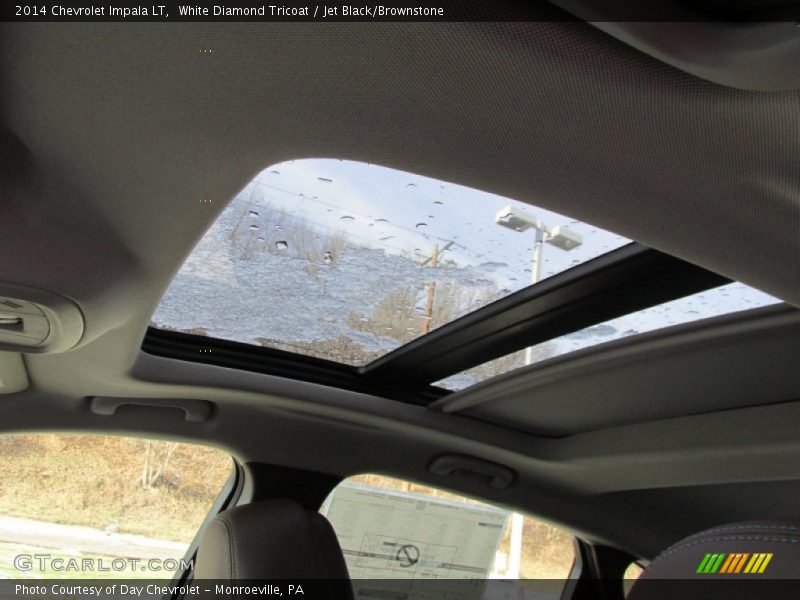 White Diamond Tricoat / Jet Black/Brownstone 2014 Chevrolet Impala LT