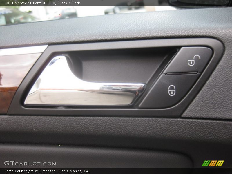 Black / Black 2011 Mercedes-Benz ML 350