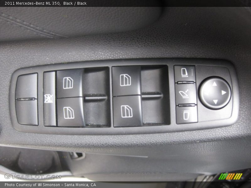 Black / Black 2011 Mercedes-Benz ML 350