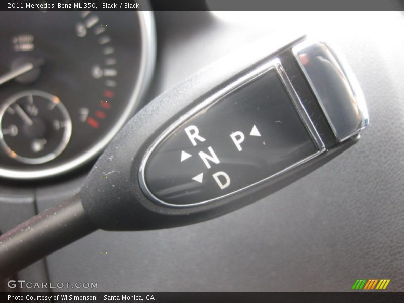 Black / Black 2011 Mercedes-Benz ML 350