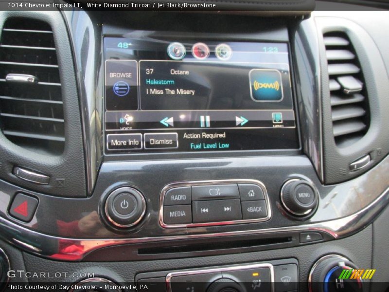 White Diamond Tricoat / Jet Black/Brownstone 2014 Chevrolet Impala LT