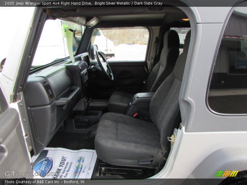 Bright Silver Metallic / Dark Slate Gray 2005 Jeep Wrangler Sport 4x4 Right Hand Drive