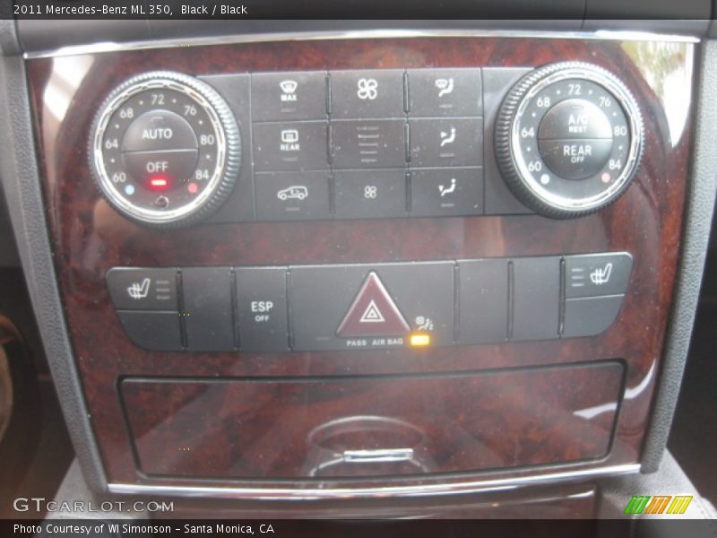 Black / Black 2011 Mercedes-Benz ML 350