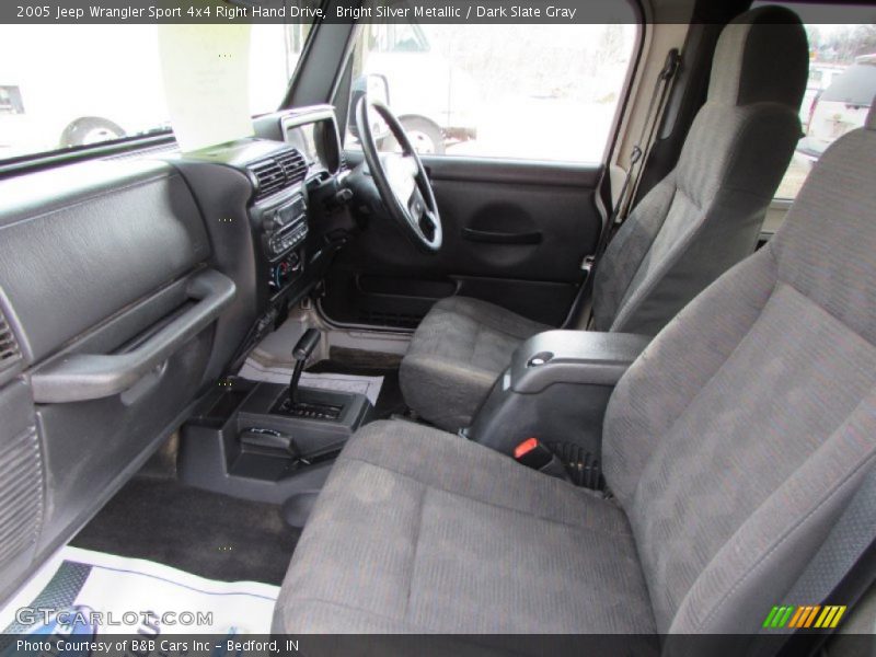 Bright Silver Metallic / Dark Slate Gray 2005 Jeep Wrangler Sport 4x4 Right Hand Drive