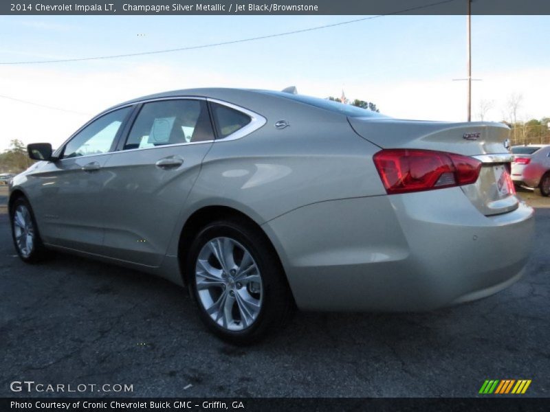 Champagne Silver Metallic / Jet Black/Brownstone 2014 Chevrolet Impala LT