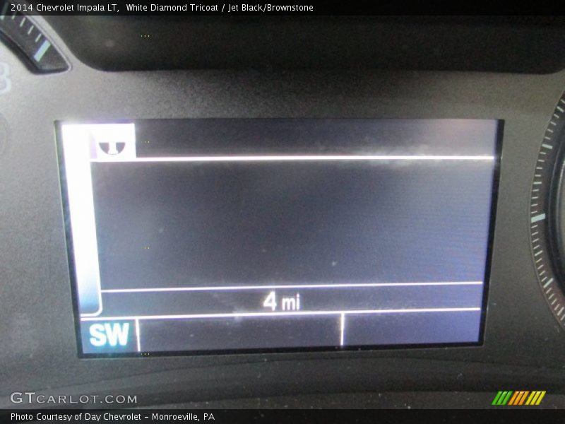 White Diamond Tricoat / Jet Black/Brownstone 2014 Chevrolet Impala LT