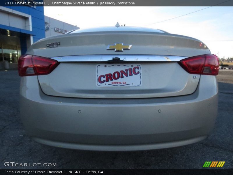 Champagne Silver Metallic / Jet Black/Brownstone 2014 Chevrolet Impala LT