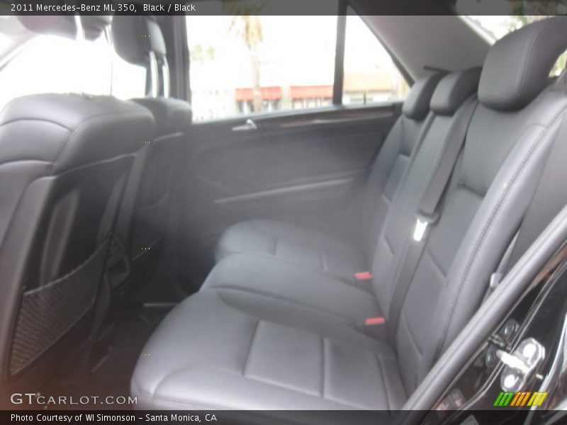 Black / Black 2011 Mercedes-Benz ML 350