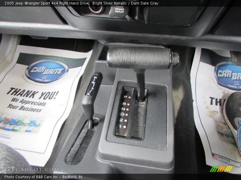 Bright Silver Metallic / Dark Slate Gray 2005 Jeep Wrangler Sport 4x4 Right Hand Drive