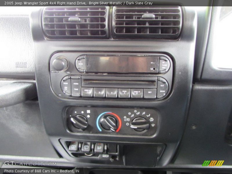 Bright Silver Metallic / Dark Slate Gray 2005 Jeep Wrangler Sport 4x4 Right Hand Drive