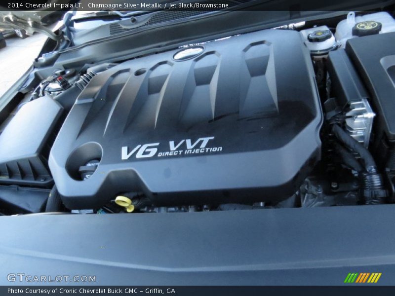Champagne Silver Metallic / Jet Black/Brownstone 2014 Chevrolet Impala LT