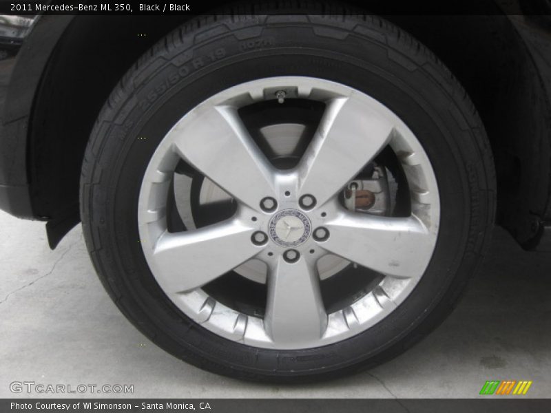 Black / Black 2011 Mercedes-Benz ML 350