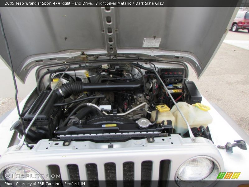  2005 Wrangler Sport 4x4 Right Hand Drive Engine - 4.0 Liter OHV 12-Valve Inline 6 Cylinder