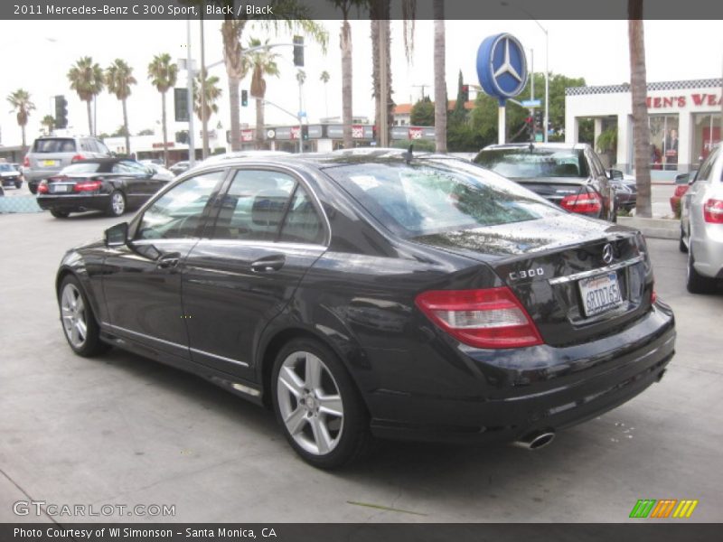 Black / Black 2011 Mercedes-Benz C 300 Sport