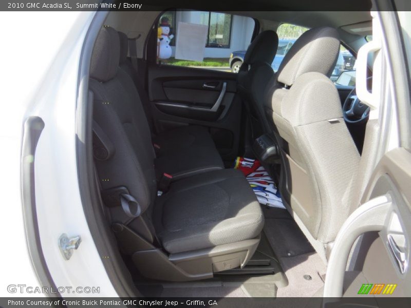 Summit White / Ebony 2010 GMC Acadia SL