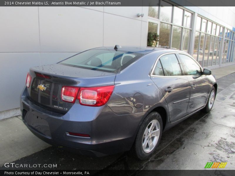 Atlantis Blue Metallic / Jet Black/Titanium 2014 Chevrolet Malibu LS