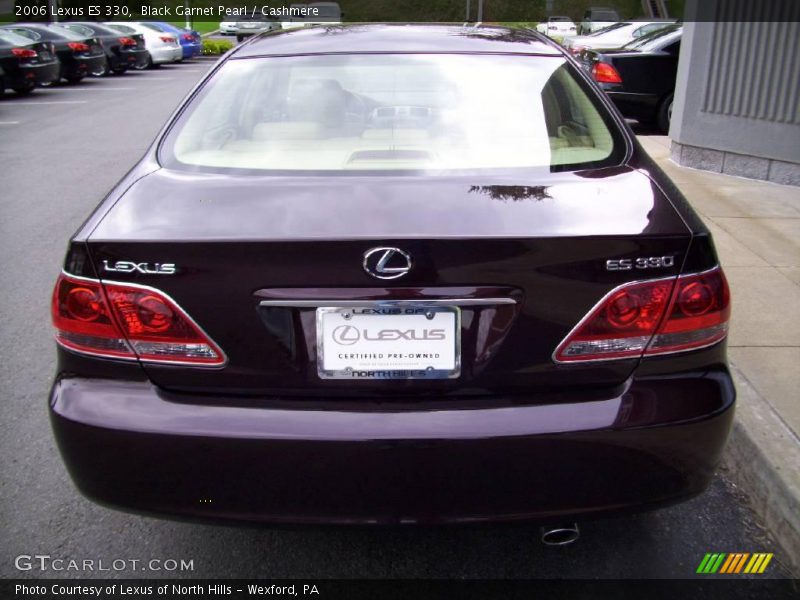 Black Garnet Pearl / Cashmere 2006 Lexus ES 330