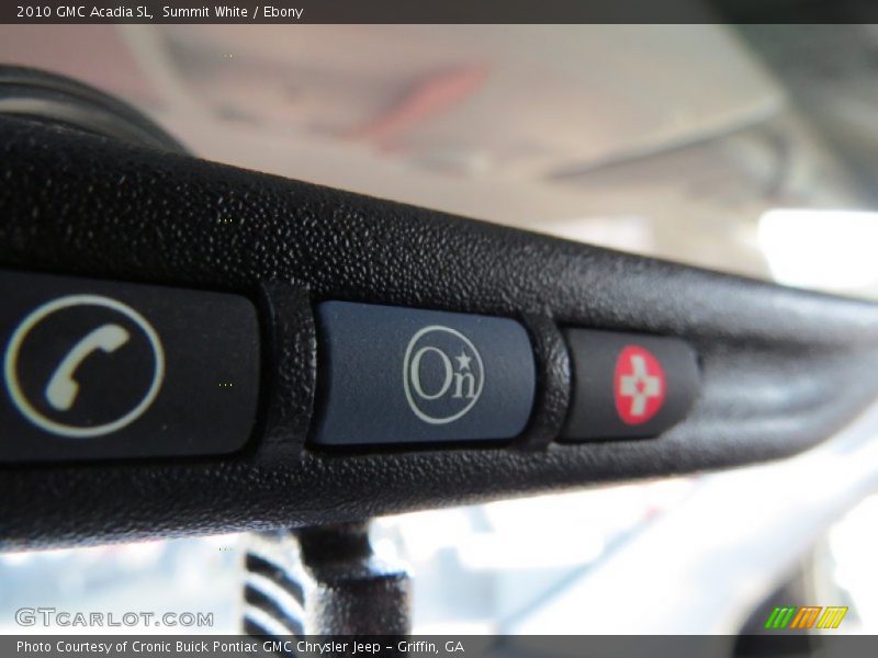 Summit White / Ebony 2010 GMC Acadia SL