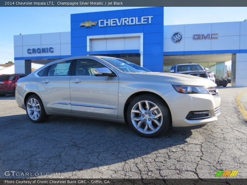 Champagne Silver Metallic / Jet Black 2014 Chevrolet Impala LTZ