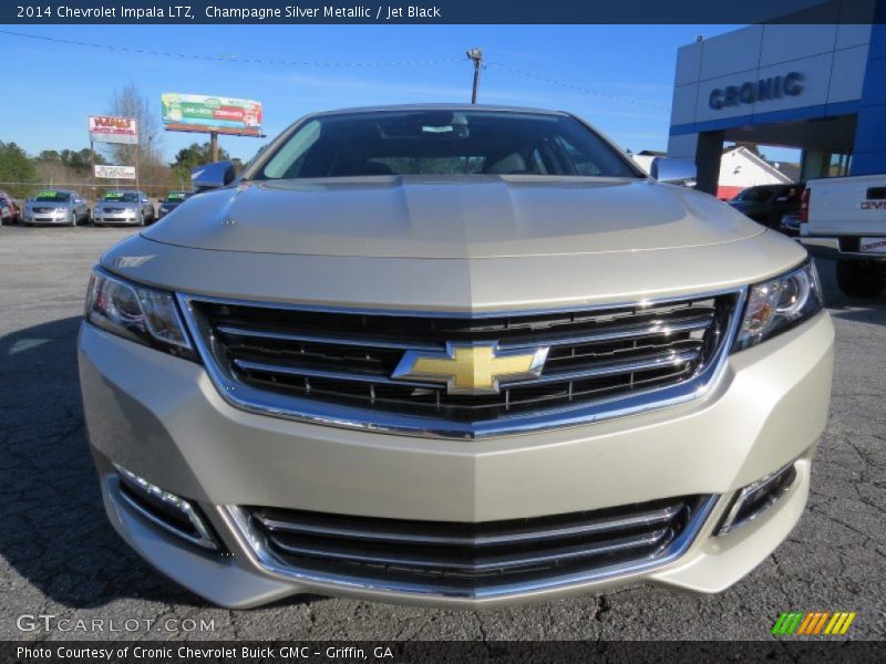 Champagne Silver Metallic / Jet Black 2014 Chevrolet Impala LTZ