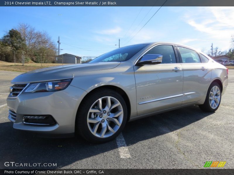 Champagne Silver Metallic / Jet Black 2014 Chevrolet Impala LTZ