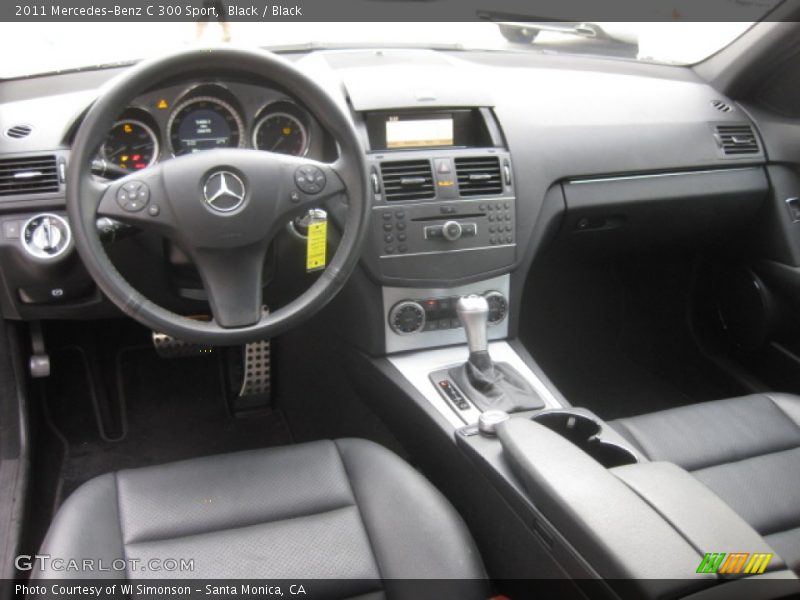 Black / Black 2011 Mercedes-Benz C 300 Sport