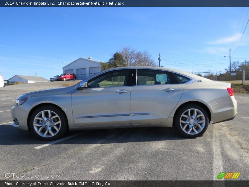 Champagne Silver Metallic / Jet Black 2014 Chevrolet Impala LTZ
