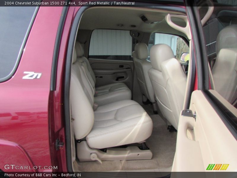 Sport Red Metallic / Tan/Neutral 2004 Chevrolet Suburban 1500 Z71 4x4