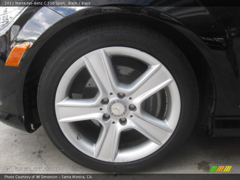 Black / Black 2011 Mercedes-Benz C 300 Sport