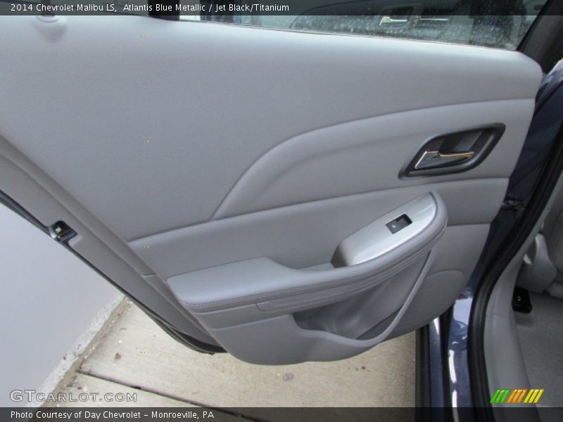 Atlantis Blue Metallic / Jet Black/Titanium 2014 Chevrolet Malibu LS