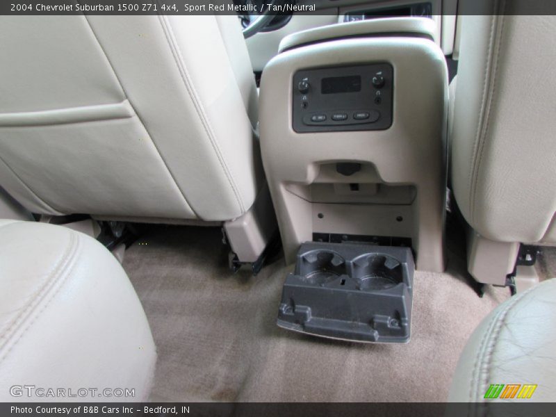 Sport Red Metallic / Tan/Neutral 2004 Chevrolet Suburban 1500 Z71 4x4