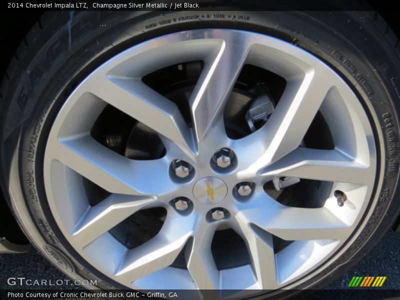 Champagne Silver Metallic / Jet Black 2014 Chevrolet Impala LTZ