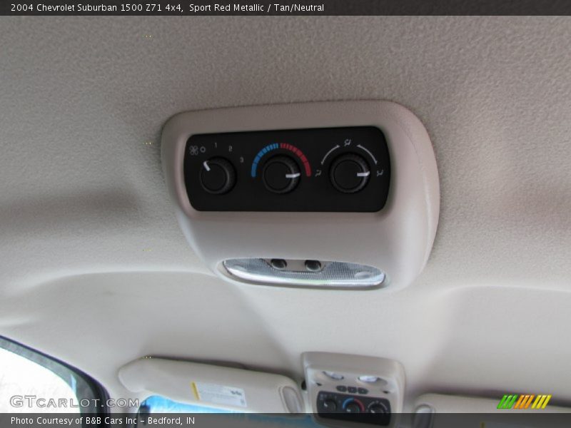 Sport Red Metallic / Tan/Neutral 2004 Chevrolet Suburban 1500 Z71 4x4