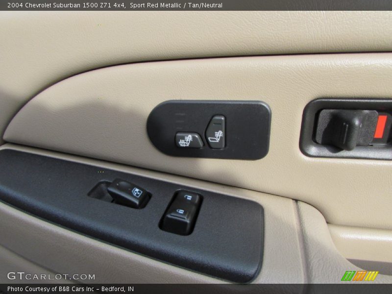 Sport Red Metallic / Tan/Neutral 2004 Chevrolet Suburban 1500 Z71 4x4