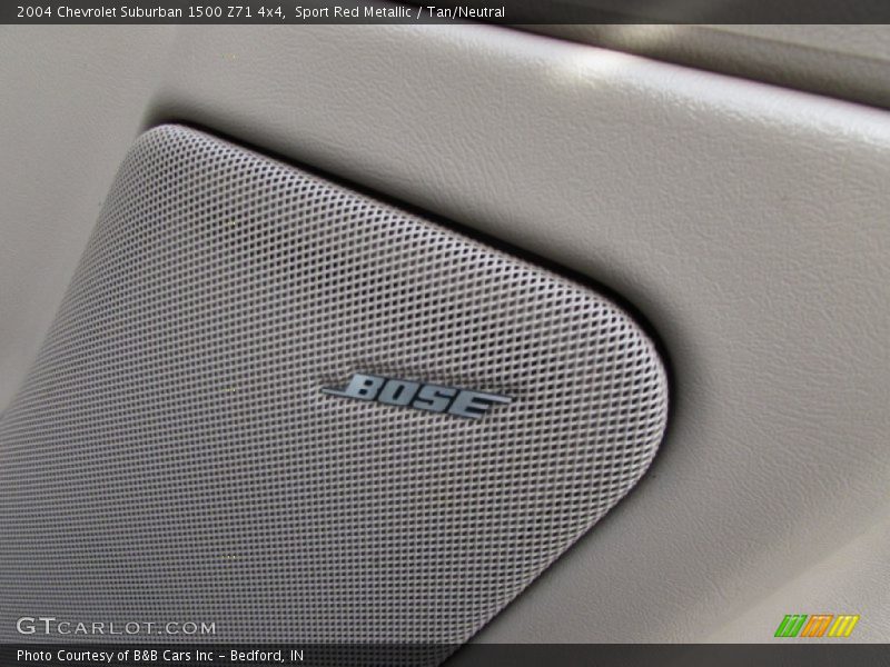Sport Red Metallic / Tan/Neutral 2004 Chevrolet Suburban 1500 Z71 4x4