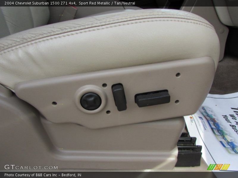 Sport Red Metallic / Tan/Neutral 2004 Chevrolet Suburban 1500 Z71 4x4