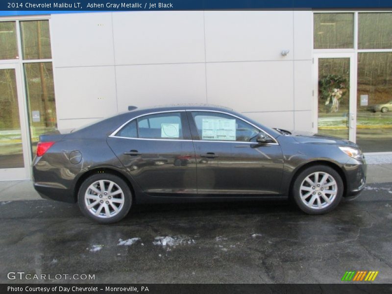Ashen Gray Metallic / Jet Black 2014 Chevrolet Malibu LT