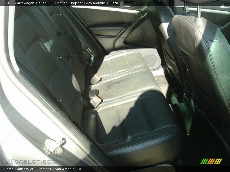Pepper Gray Metallic / Black 2012 Volkswagen Tiguan SEL 4Motion