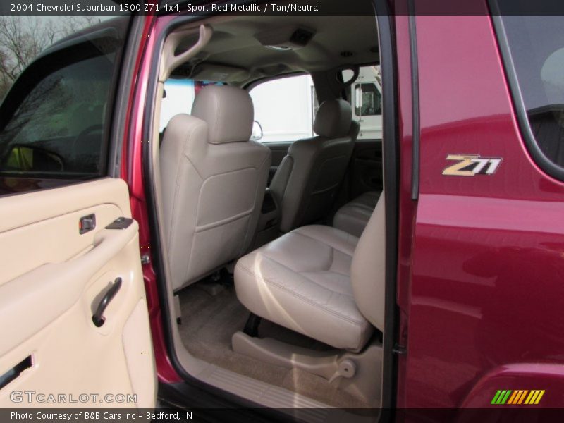 Sport Red Metallic / Tan/Neutral 2004 Chevrolet Suburban 1500 Z71 4x4
