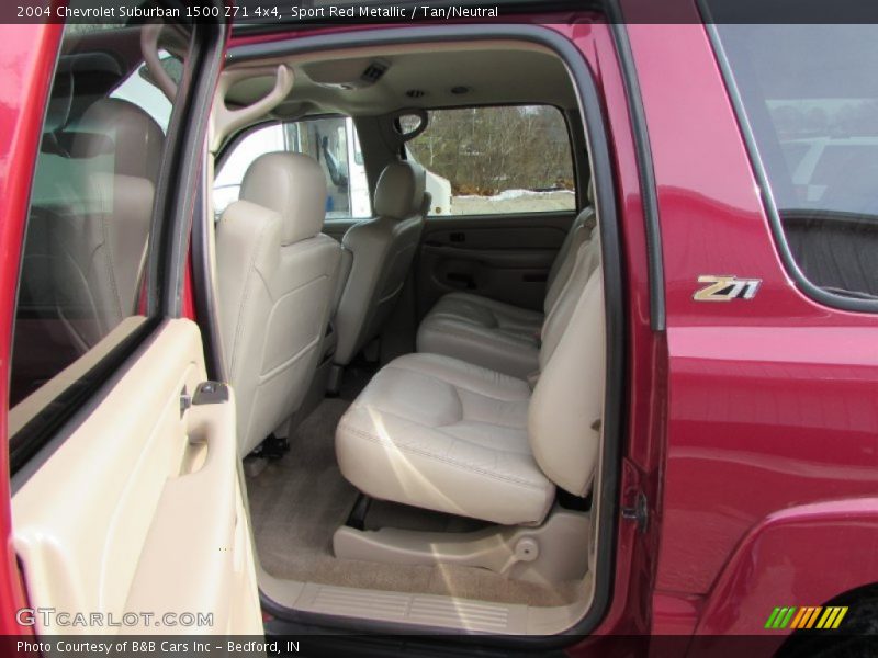 Sport Red Metallic / Tan/Neutral 2004 Chevrolet Suburban 1500 Z71 4x4